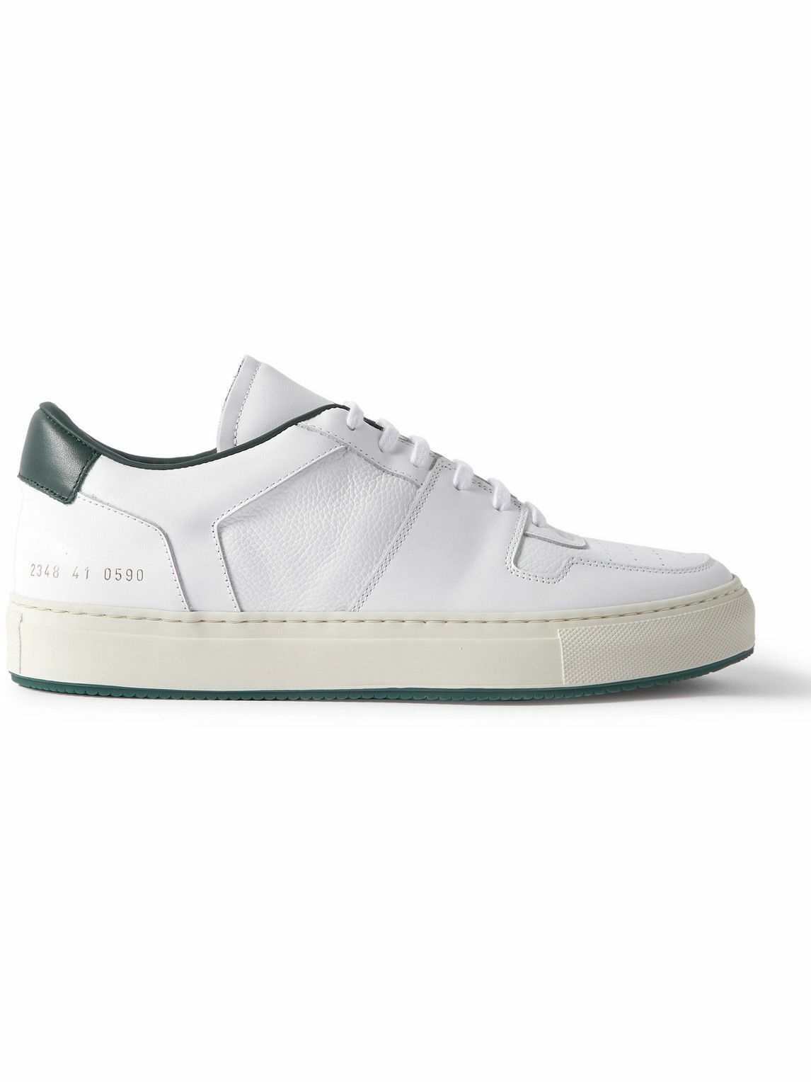 Common Projects Decades Leather Sneakers White Common Projects