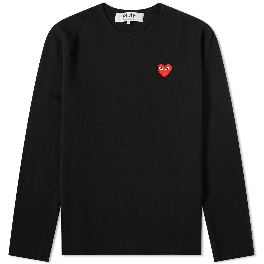 Comme des Garcons Play Knitted Crew Sweat Comme des Garcons Play