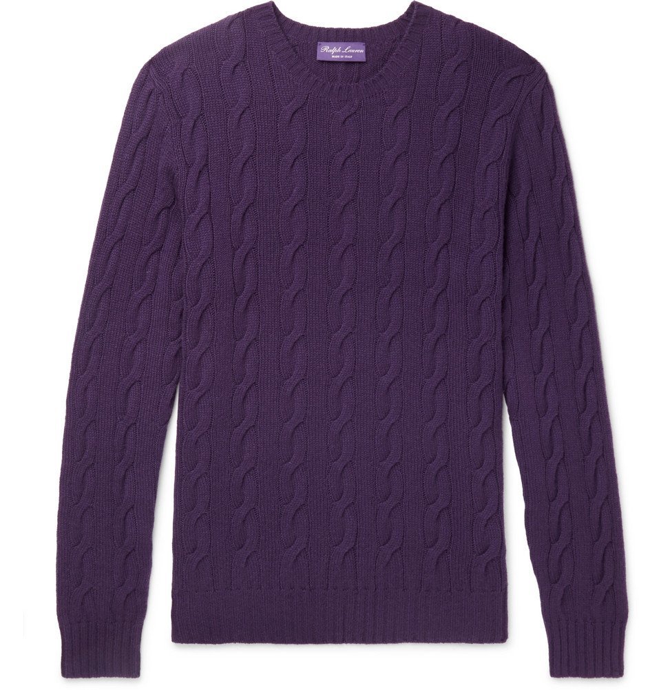 purple label cashmere sweater