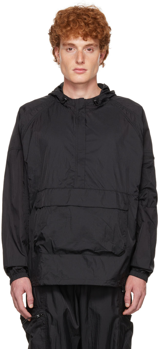 Outdoor Voices Black Windbreaker Jacket