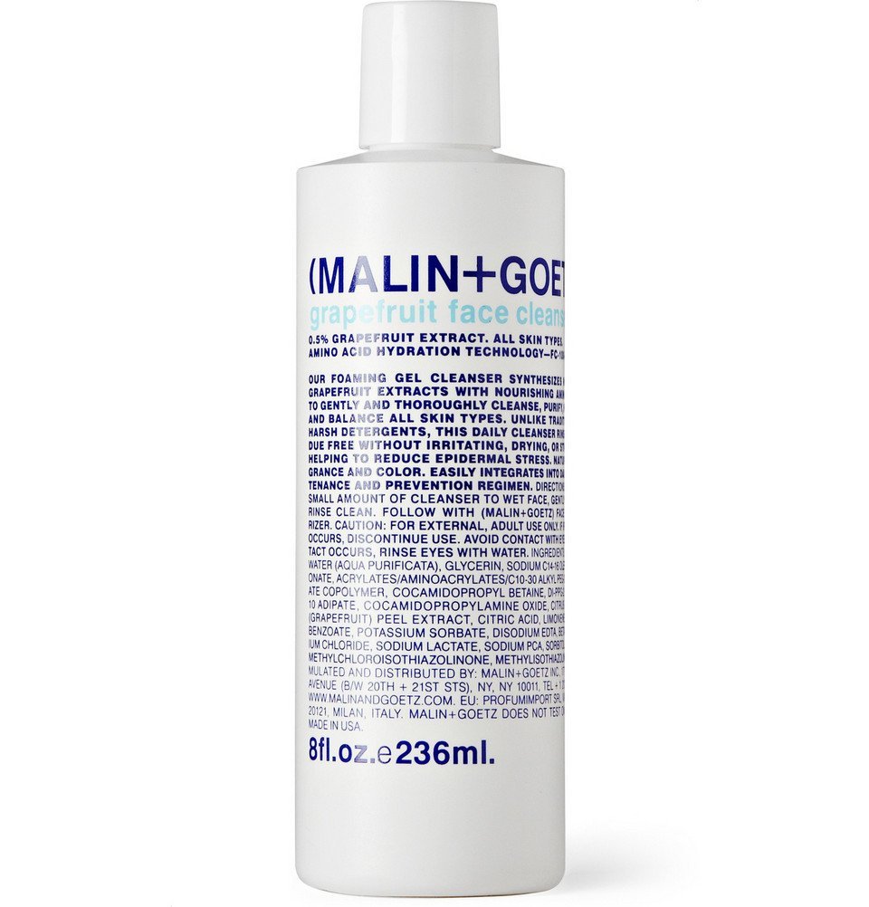 Malin Goetz Grapefruit Face Cleanser, 236ml Men White Malin + Goetz