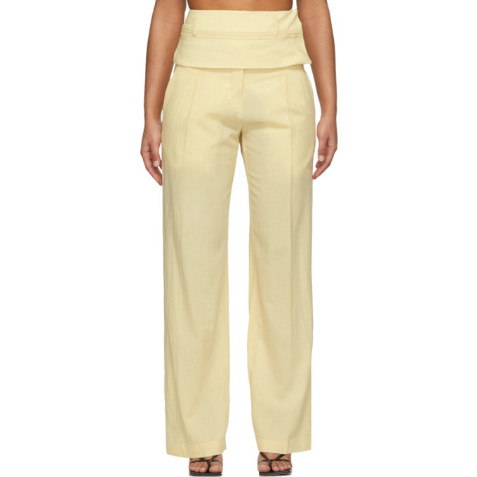 Christopher Esber Yellow Wool Double 