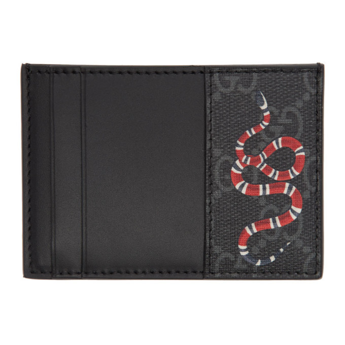 gucci kingsnake card holder