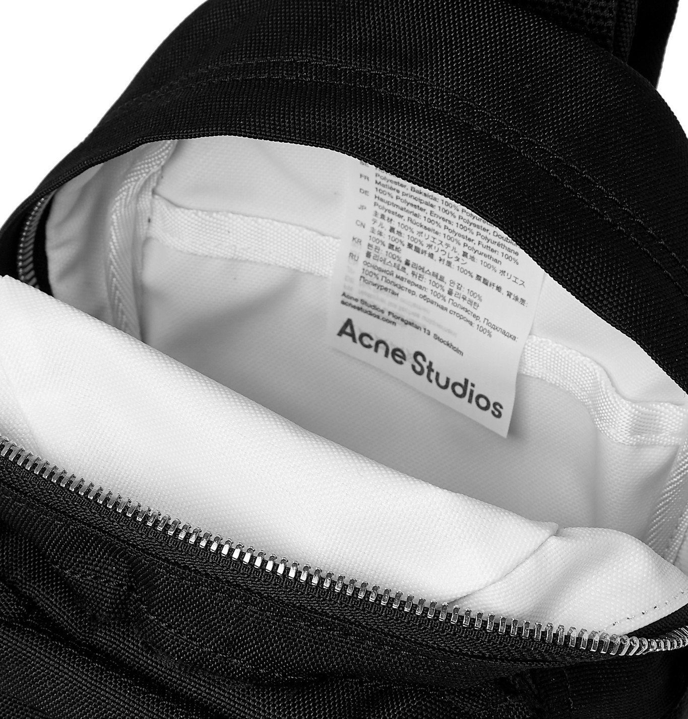 acne studios mini backpack