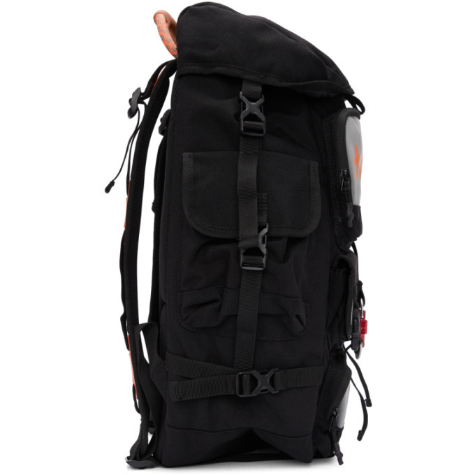 LiNing Black Nylon Logo Backpack LiNing