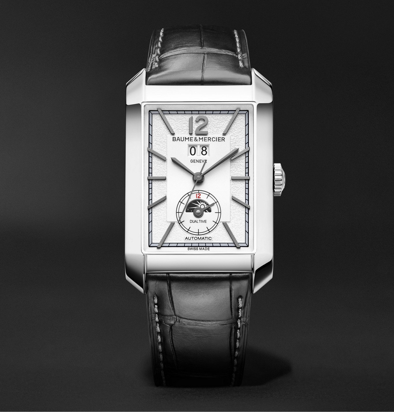 Baume & Mercier - Hampton Automatic Moon-Phase 31mm Stainless Steel And ...