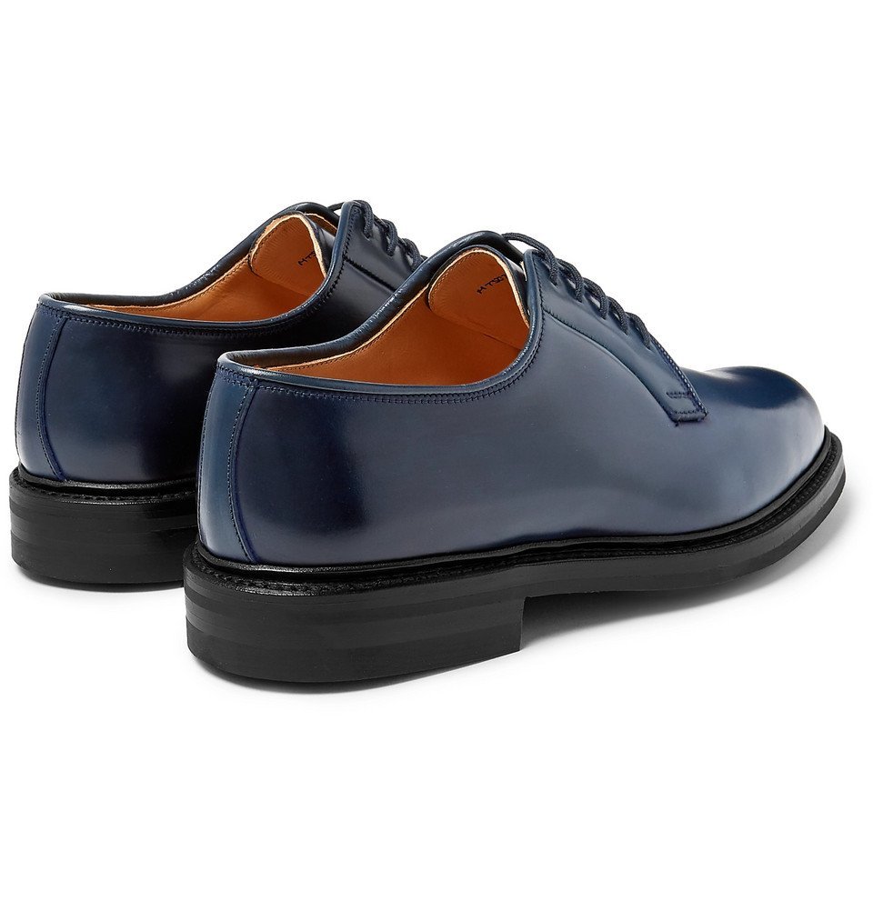 Cleverley Archie Horween Shell Cordovan Leather Derby Shoes