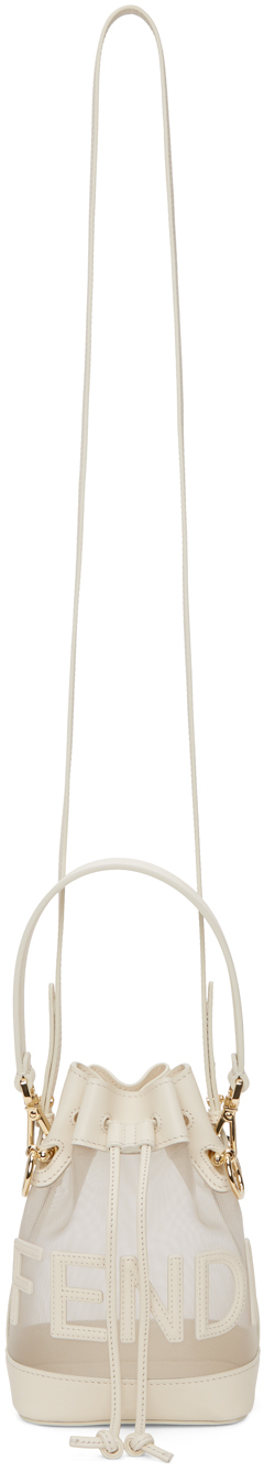 fendi bucket bag white