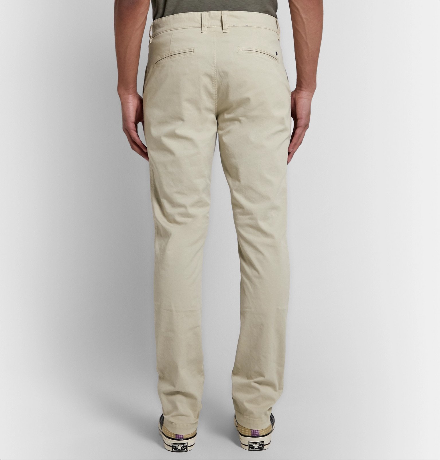 NN07 - Marco Slim-Fit Stretch-Cotton Twill Chinos - Neutrals NN07