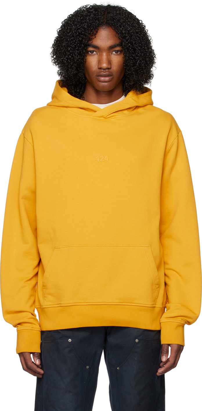 424 Yellow Bonded Hoodie 424