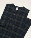 Brooks Brothers Men's Cotton Flannel Black Watch Nightshirt | Navy/Green