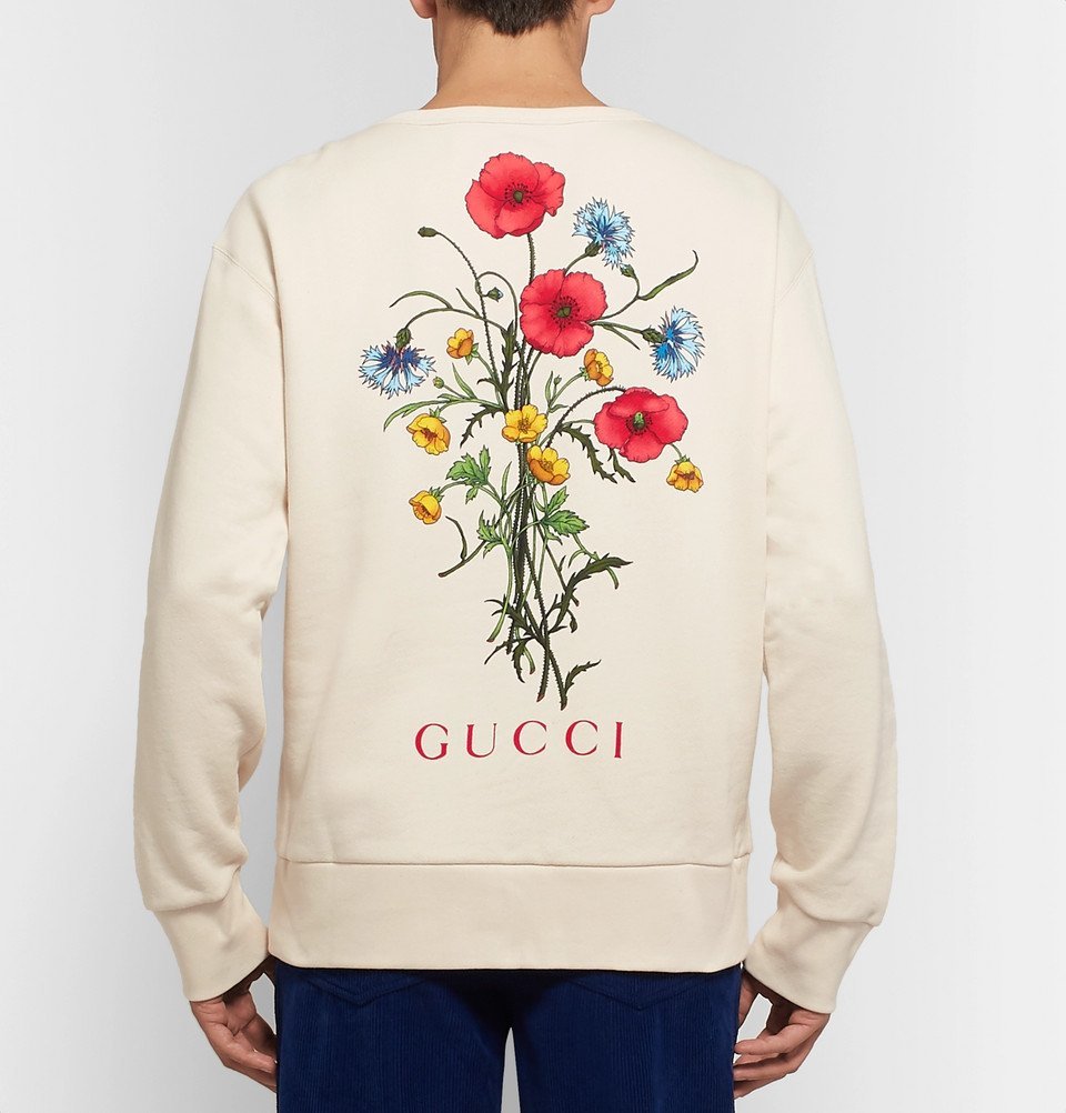 gucci flower sweatshirt