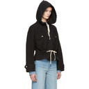 Isabel Marant Etoile Black Short Lagilly Trench Jacket