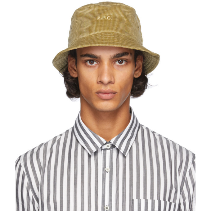 A.P.C. Beige Corduroy Alex Bucket Hat A.P.C.