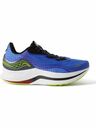 Saucony - Endorphin Shift 12 TPU-Trimmed mesh and canvas running sneakers - Blue