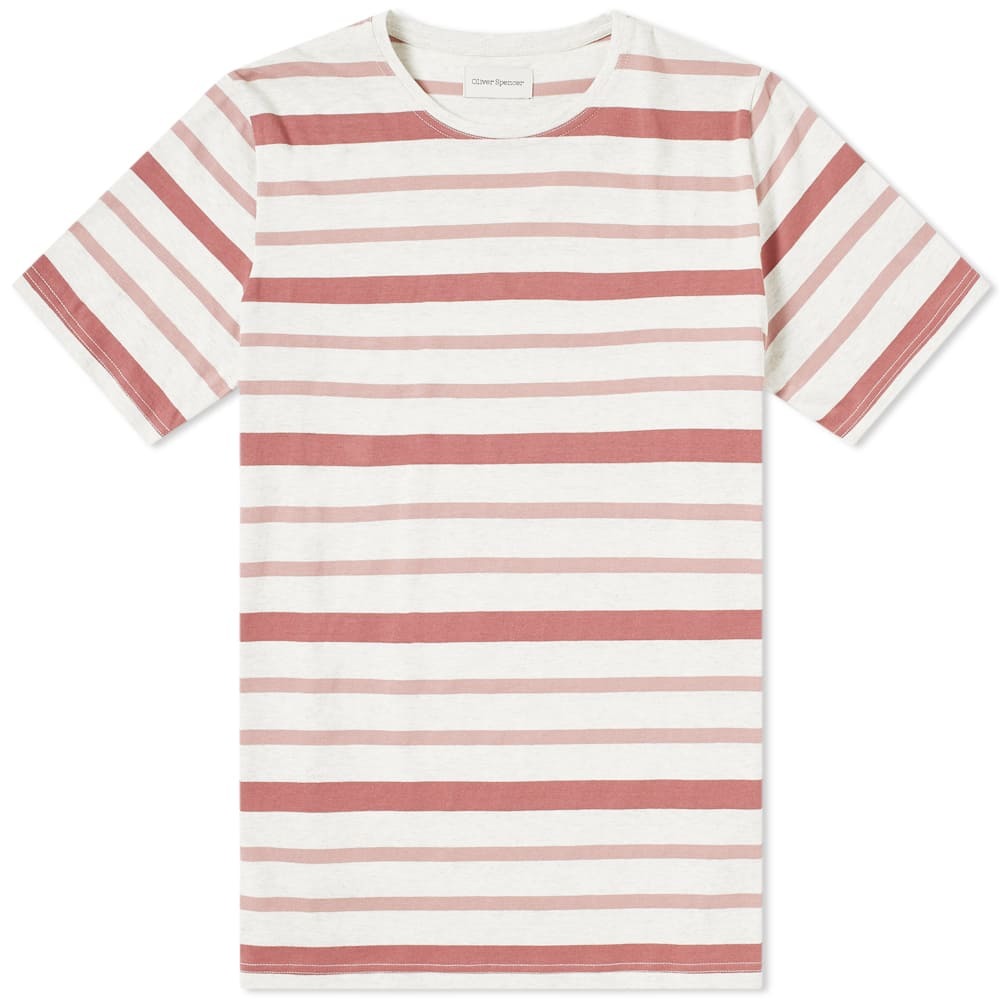 Oliver Spencer Conduit Mixed Stripe Tee