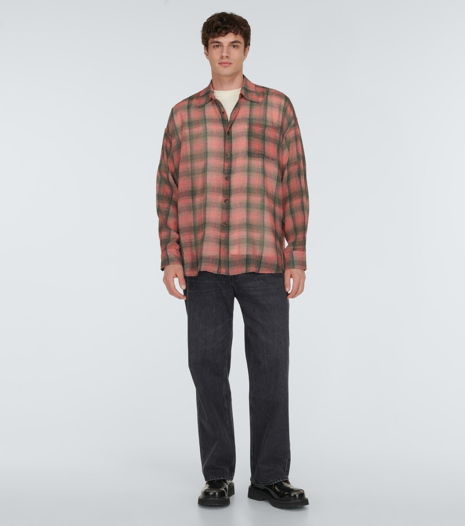 Our Legacy Men Our Legacy Mens Shirting Borrowed Shirt