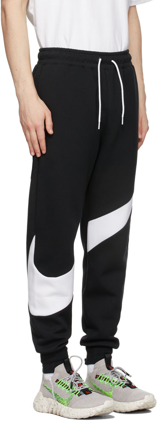 nike logo contrast sweatpants