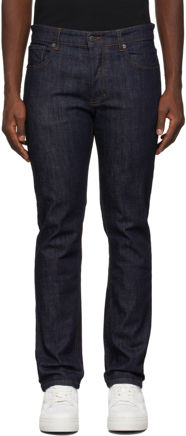 AMI Alexandre Mattiussi Navy Slim Fit 