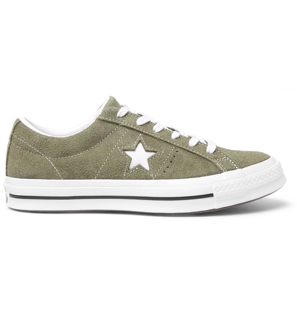 suede green converse