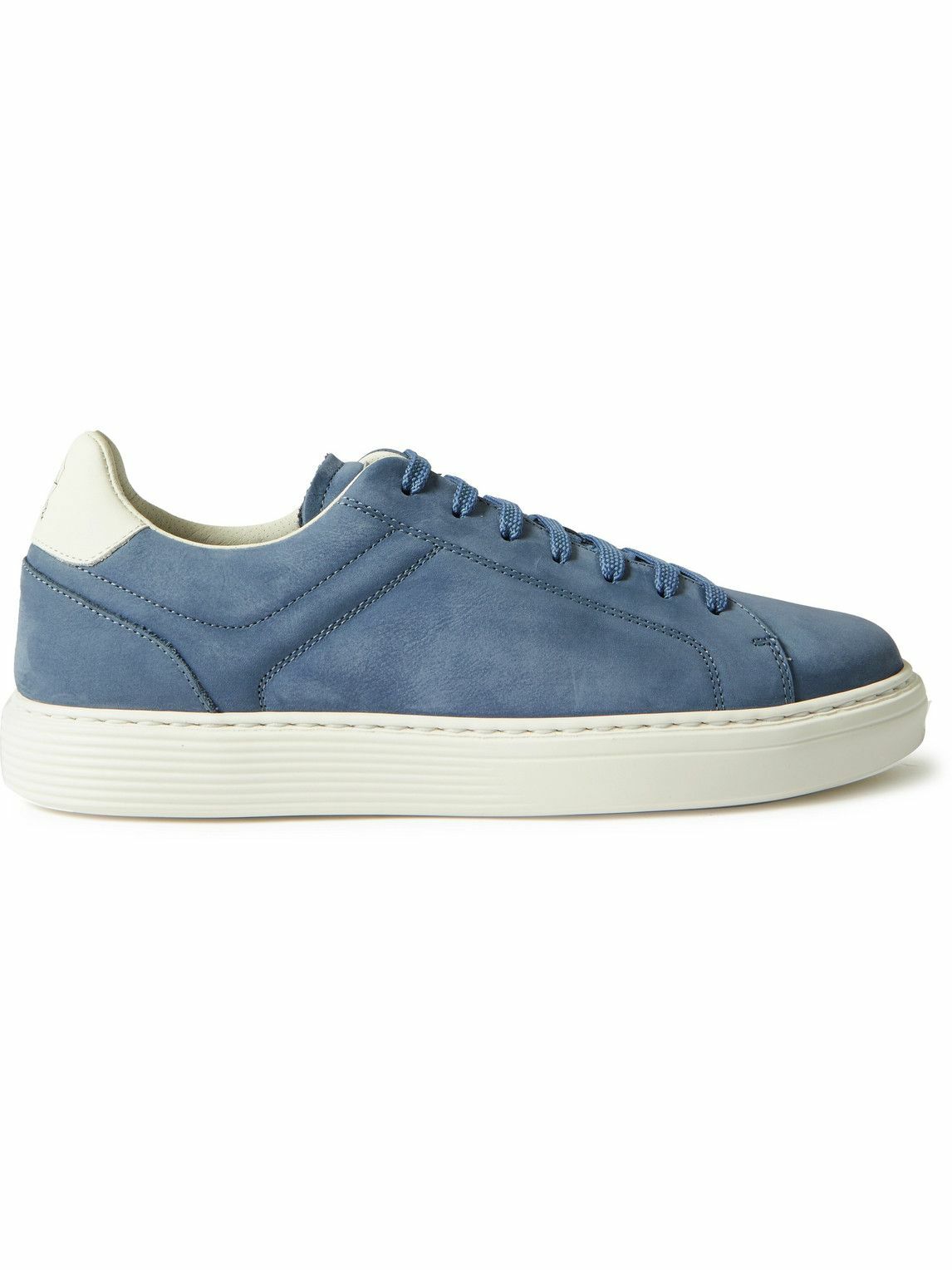 Brunello Cucinelli - Nubuck Sneakers - Blue Brunello Cucinelli