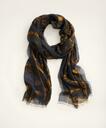 Brooks Brothers Women's Cashmere Blend Printed Scarf | Navy