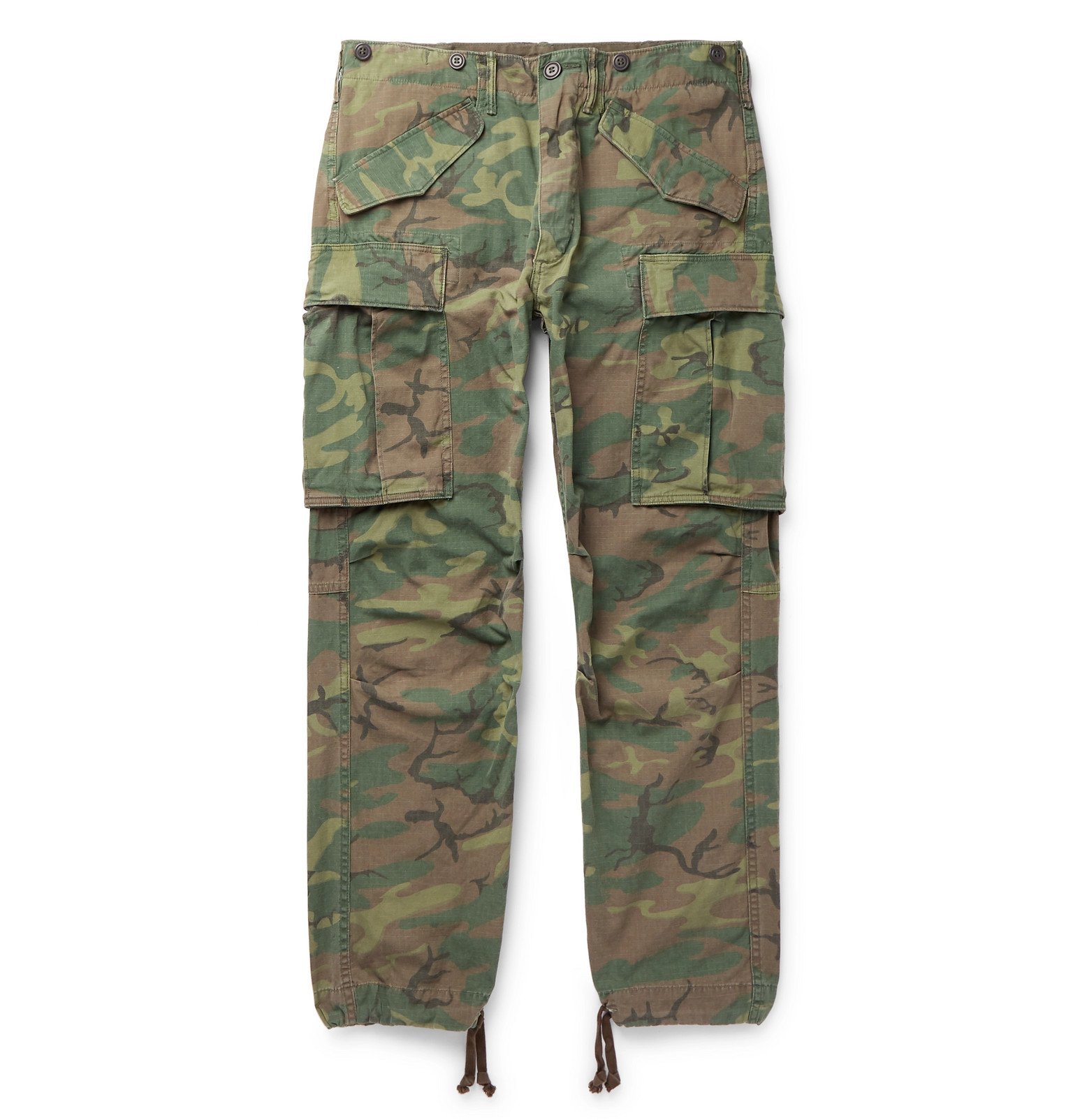 rrl camo cotton surplus cargo pant