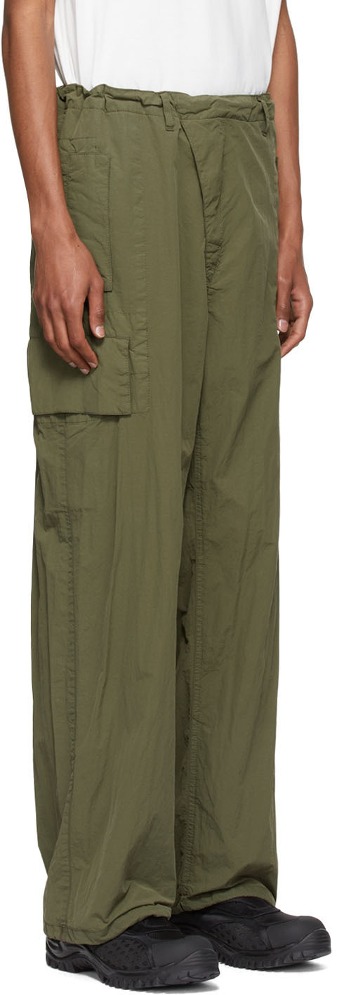 khaki nylon pants