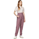Isabel Marant Etoile Purple and Black Linen Loulia Trousers