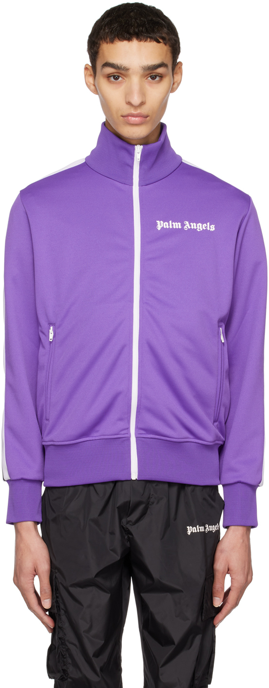 Palm Angels Purple Classic Track Jacket Palm Angels