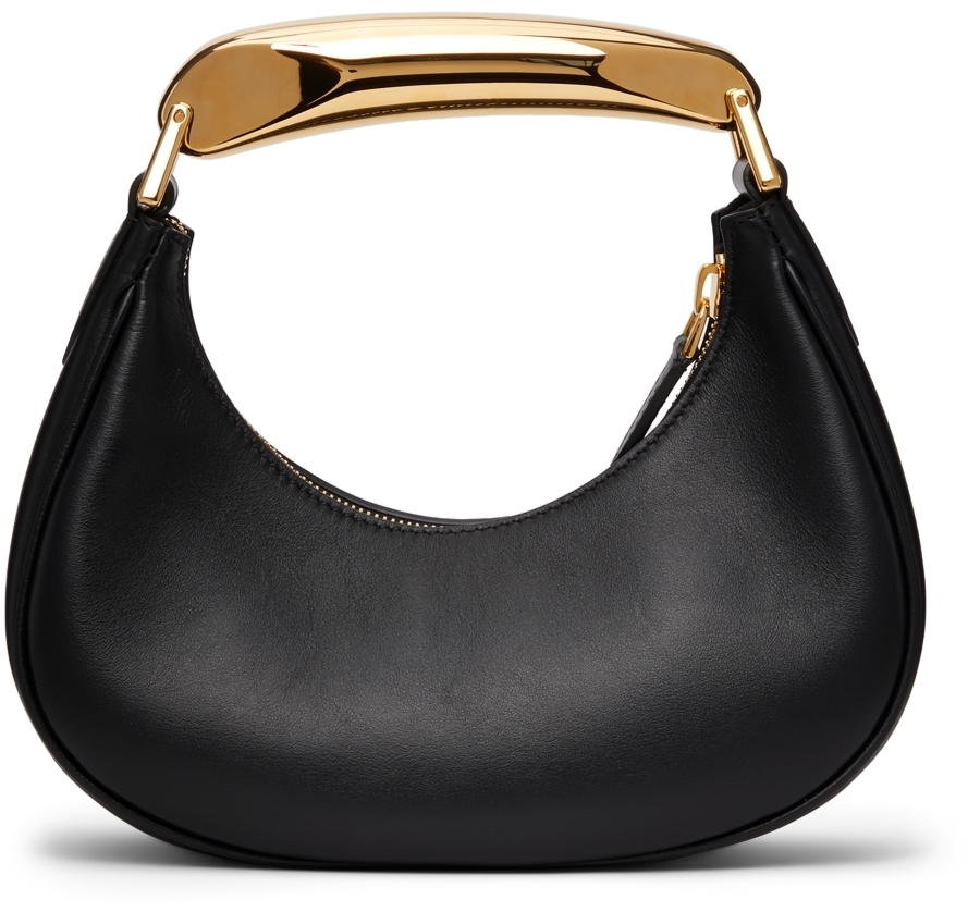 TOM FORD Black Calfskin Mini Shoulder Bag TOM FORD