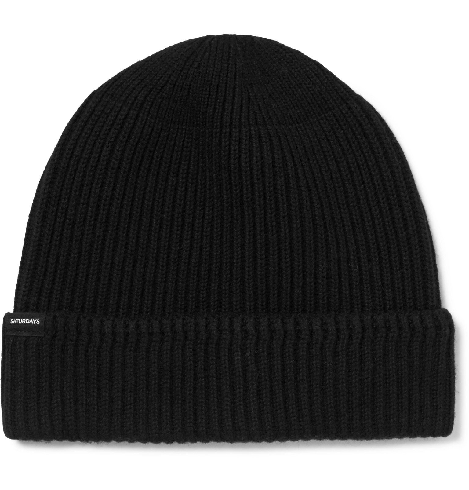 Cashmere-Blend Beanie - Black Saturdays NYC