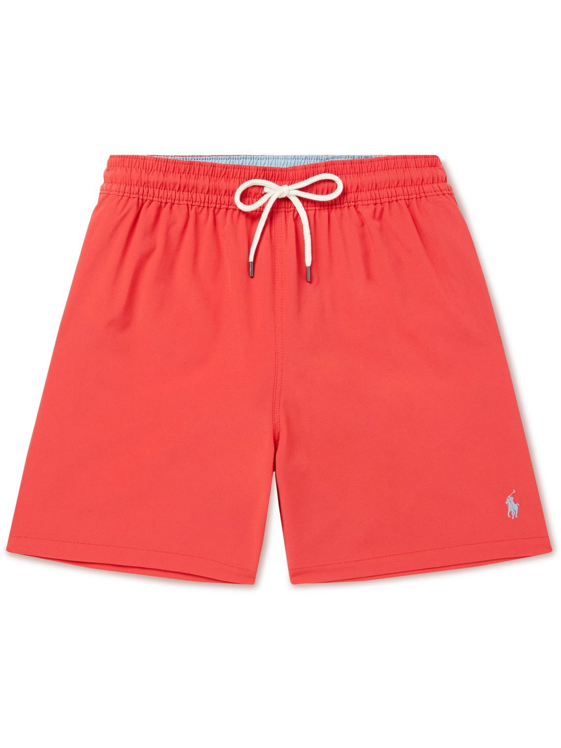 Polo Ralph Lauren - Traveler Mid-Length Recycled Swim Shorts - Red