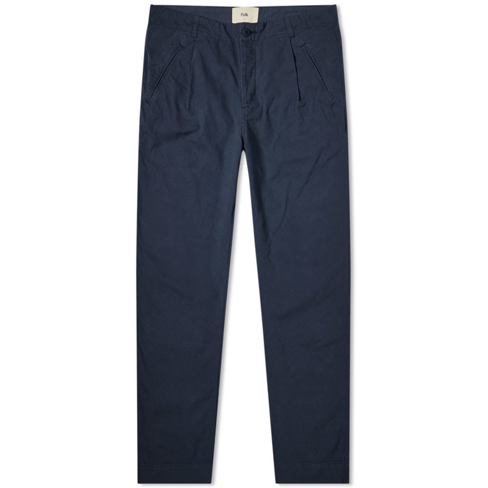 folk assembly pants navy