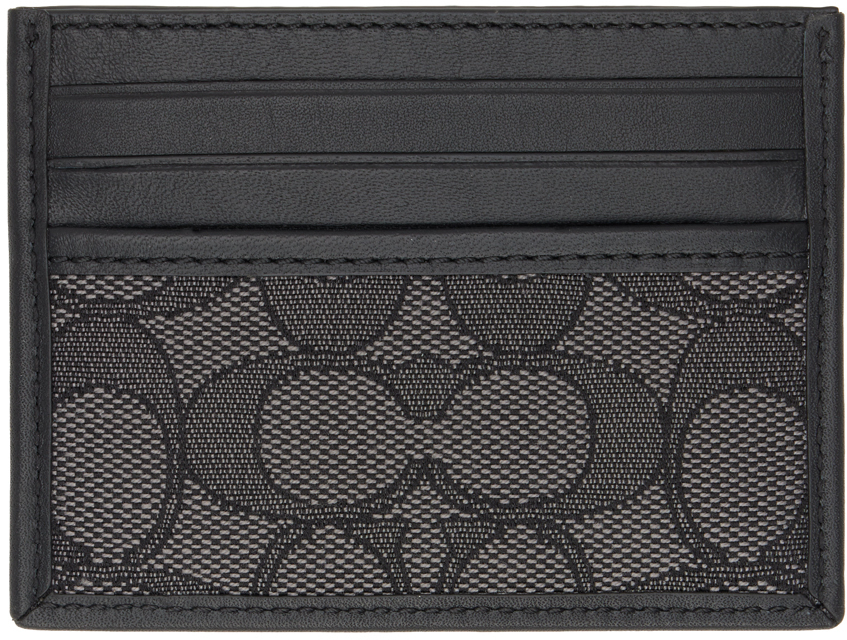 Coach 1941 Black Signature Card Holder Coach 1941