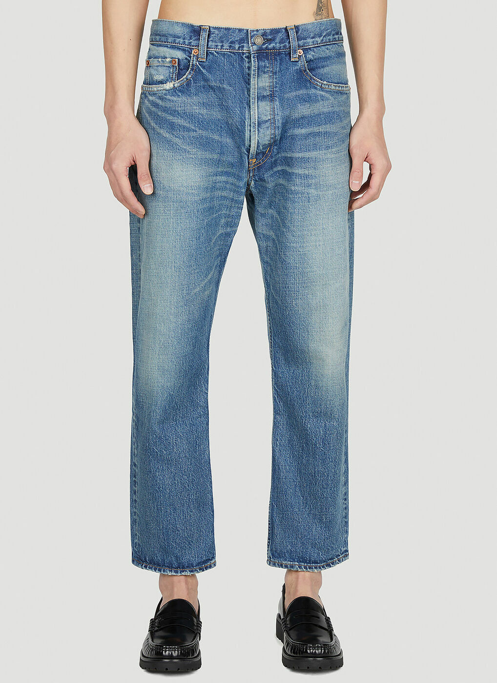 Saint Laurent - Mick Jeans in Blue Saint Laurent