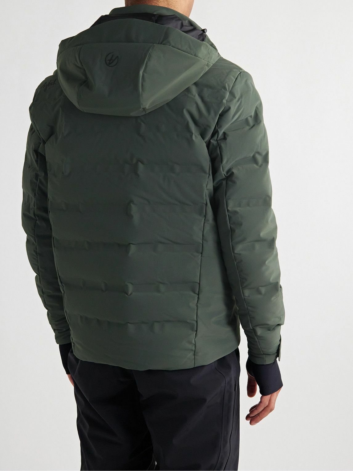 Aztech Mountain - Nuke Suit Quilted Hooded Down Ski Jacket - Green ...