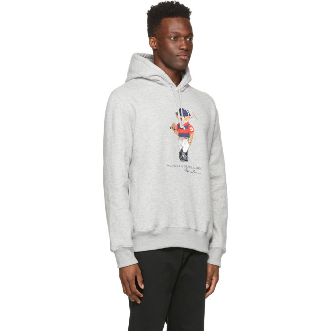 Polo Ralph Lauren Grey Fleece Polo Bear 