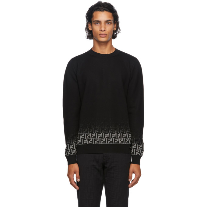 Fendi Black Degrade Forever Fendi Sweater Fendi