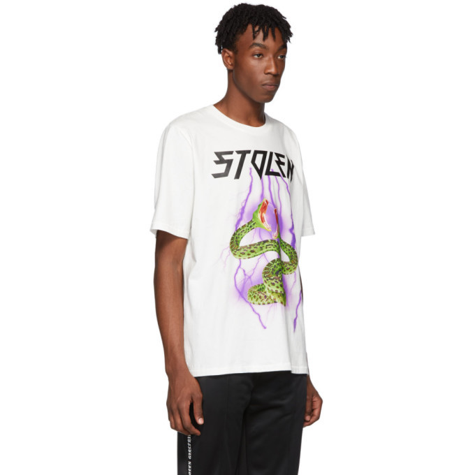 Stolen Girlfriends Club SSENSE Exclusive White Lightning T-Shirt Stolen  Girlfriends Club