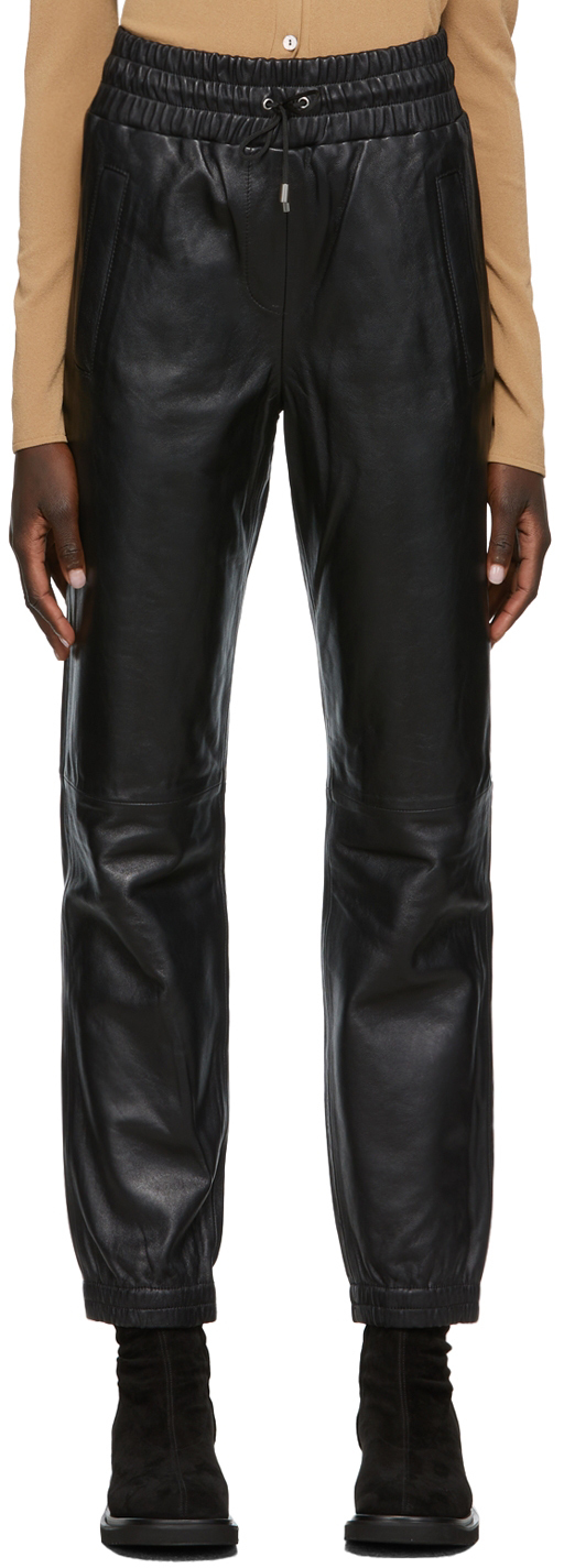 Stand Studio Black Leather Cuffed 
