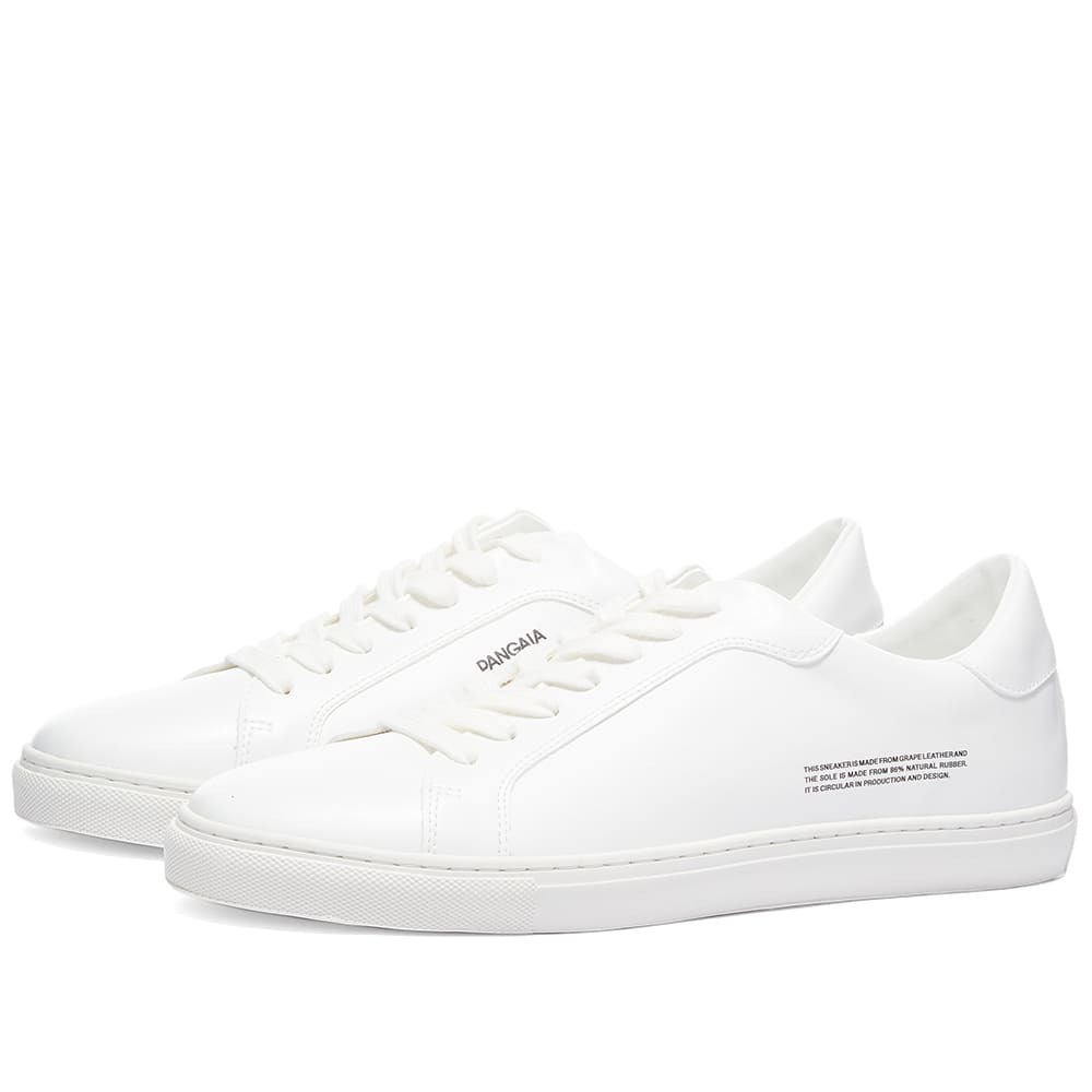 Pangaia Grape Leather Sneakers in Off-White Pangaia