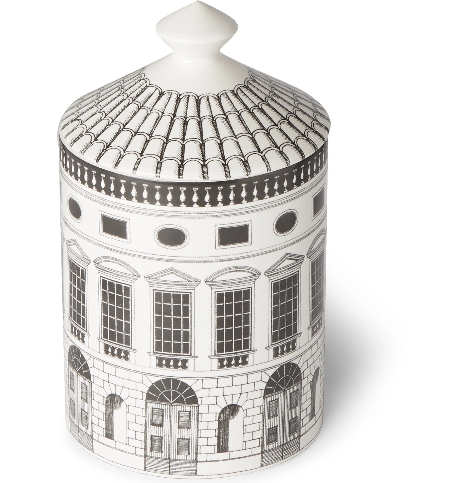 Fornasetti - Architettura scented candle, 300g - White Fornasetti