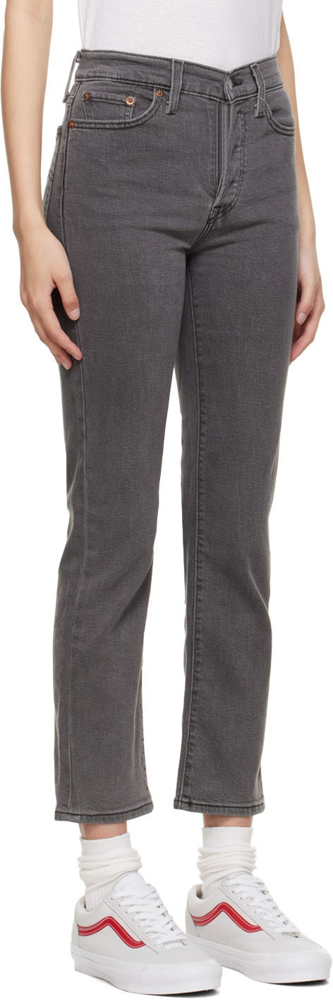 Levi's Gray Wedgie Jeans