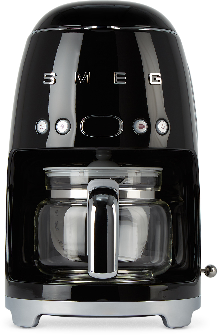 SMEG Black Retro-Style Drip Coffee 
