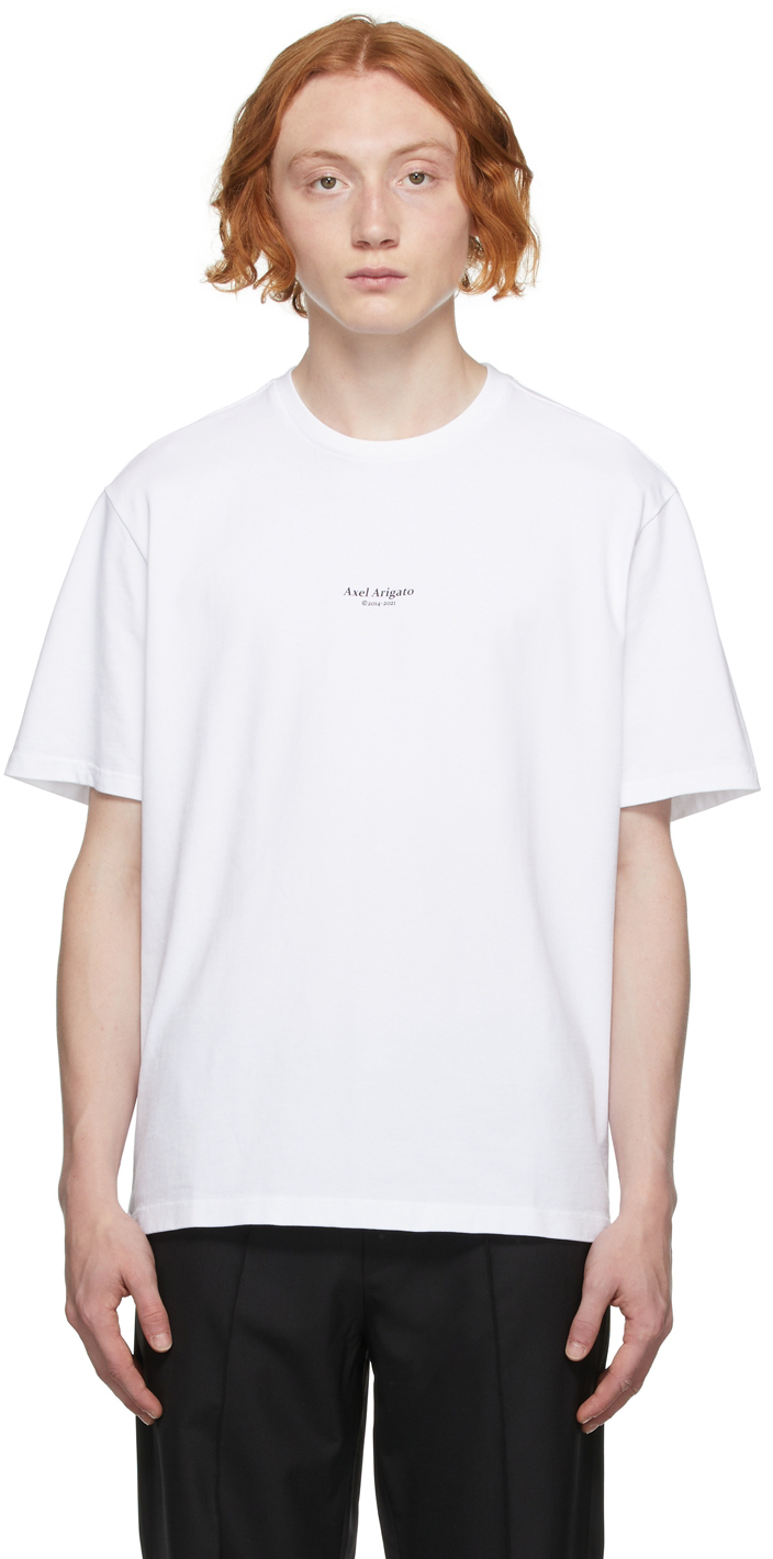 skille sig ud Ofre sø Axel Arigato White Focus Logo T-Shirt Axel Arigato