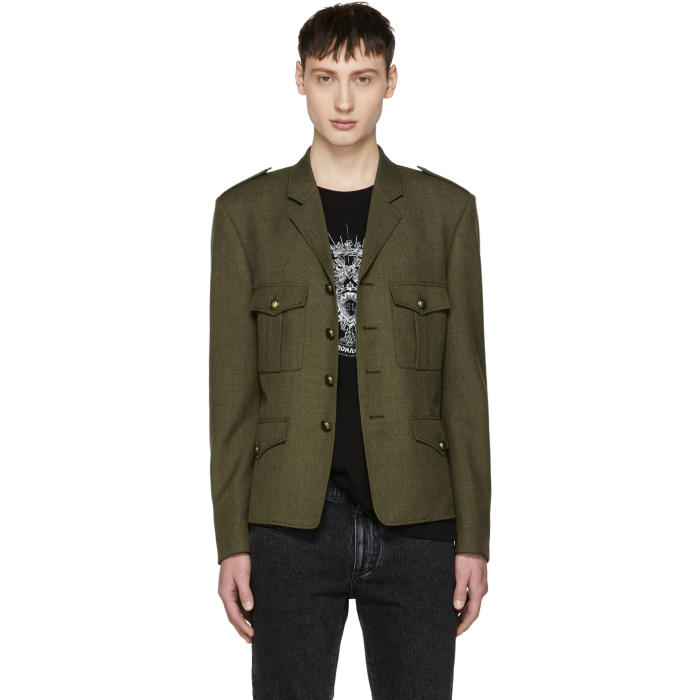 Khaki military blazer Outlet