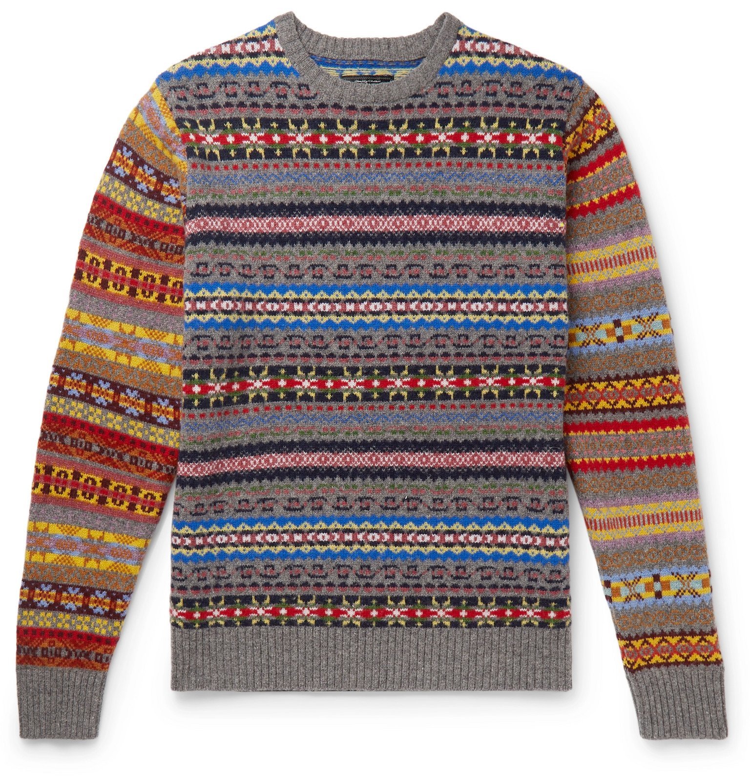 plus fair isle sweater
