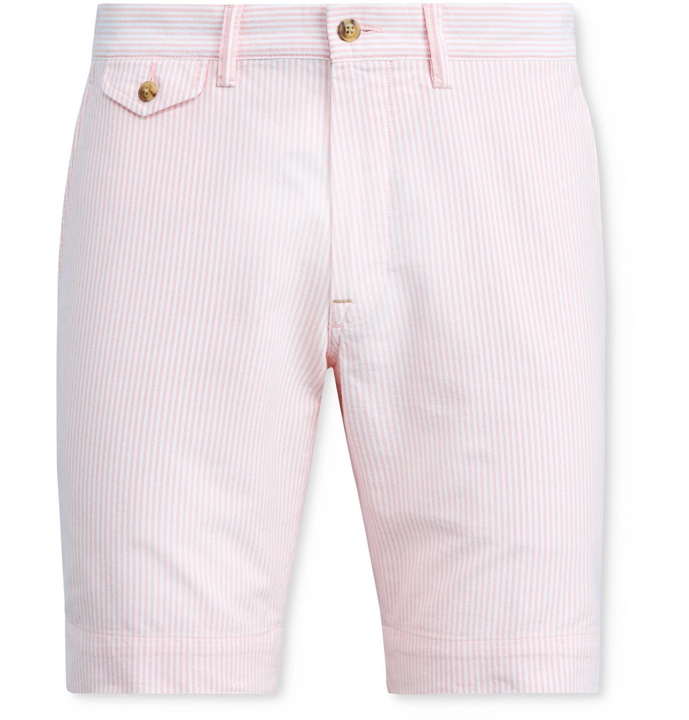 Polo Ralph Lauren - Bedford Pinstriped Stretch-Cotton Twill Shorts ...
