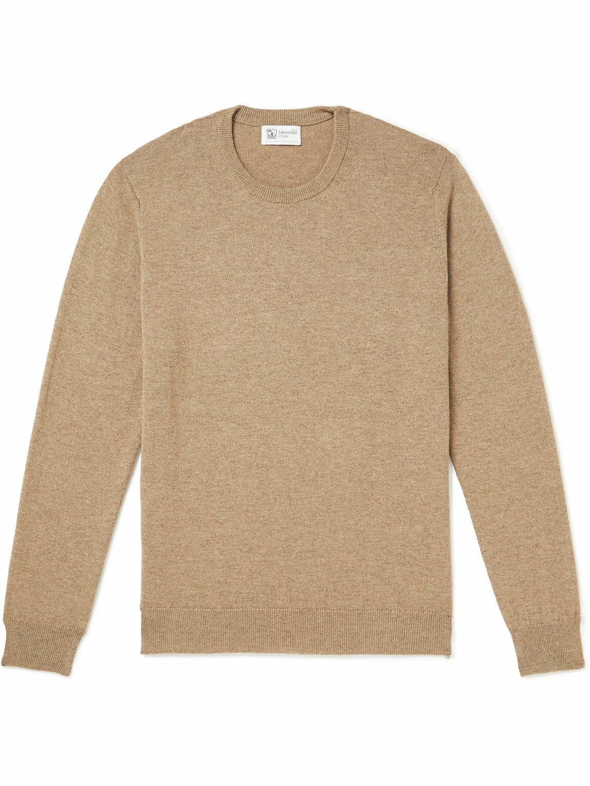 Photo: Johnstons of Elgin - Cashmere Sweater - Brown